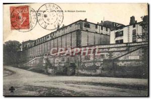 Old Postcard Prison Riom home central