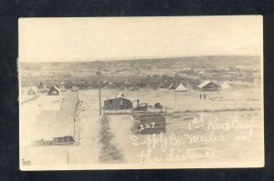 RPPC FORT RILEY KANSAS 1st KANS. CAMP SUPPLY CO. US ARMY REAL PHOTO POSTCARD