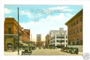 LP59 El Paso Texas Postcard Street View