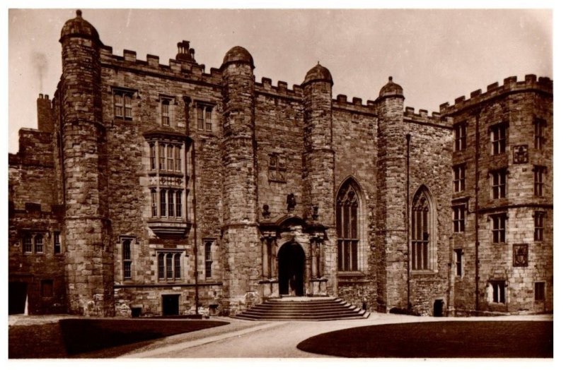 Durham Castle England Black And White Postcard