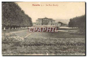 Old Postcard Marseille Borely Park