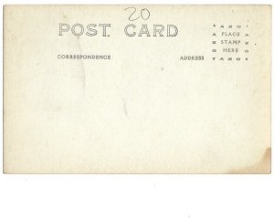 c1915 Railroad Station Panama City Panama RPPC Real Photo Postcard