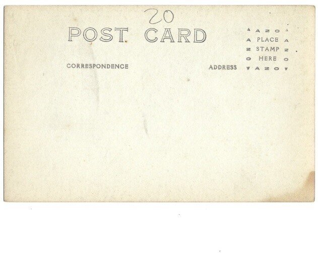 c1915 Railroad Station Panama City Panama RPPC Real Photo Postcard