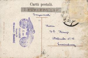 romania, BRASSO BRASOV KRONSTADT, Panorama with White Bastion (1925) Stamps