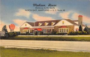 North East Maryland Madison House Street View Antique Postcard K28146