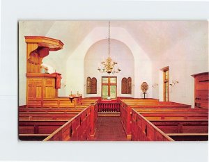 Postcard The Nave and Sanctuary of Trinity Episcopal Church Creek Maryland USA