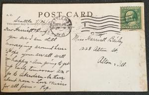 Vintage Postcard Used Monkey “Still Hanging Around Here..” LB