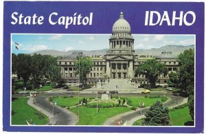Idaho State Capitol Boise Mailed 1990 Buffalo Bill 15 Cent Stamp 4 by 6