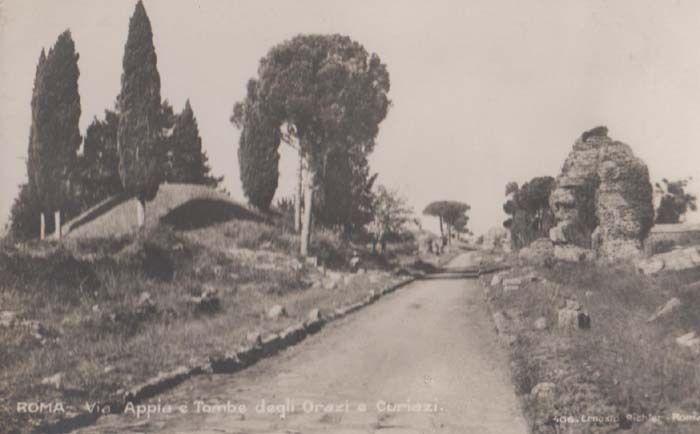 Roma Via Appia E Tombe Degli Orazi Antique Italy Italian Postcard