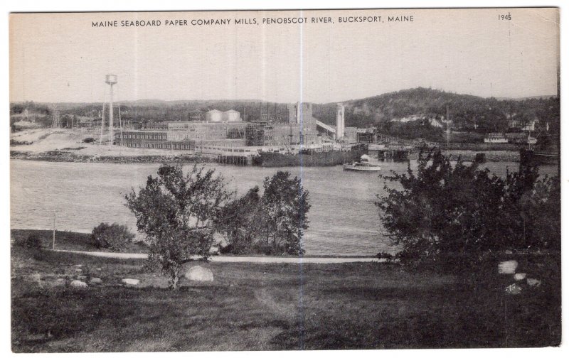 Bucksport, Maine, Maine Seaboard Paper Company Mills, Penobscot River