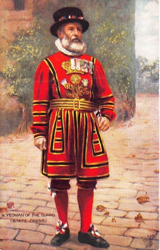 Raphael Tuck 9221 Yeomen of The Guard State Dress Henry The VIII Postcard