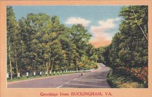 Virginia Greetings From Buckingham