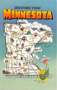 Greeting From Minnesota, USA Unused 