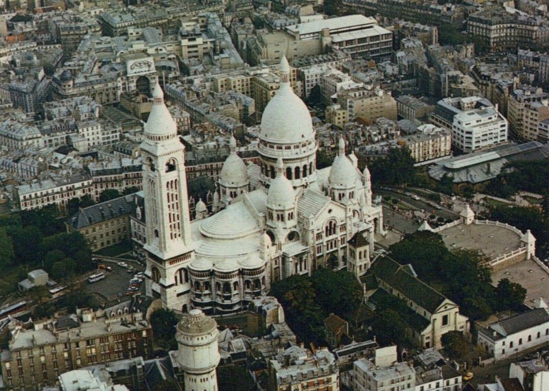 France Postcard - Paris - Vue Aerienne De La Basilique Du Sacre-Coeur   RR8721