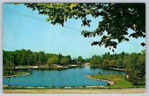 Beaver Lake Park, Mount Royal, Montreal Quebec Canada, Vintage Postcard