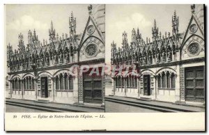 Postcard Old Pisa Church Of Our Lady From the & # 39Epine