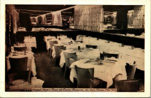 Town and Country Restaurant New York City NY NYC UNP WB Postcard B11 