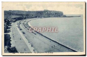Old Postcard Mers Baths View Perspective of The Beach