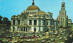 Mexico Palace Of Fine Arts Mexico City Chrome Postcard 08.93