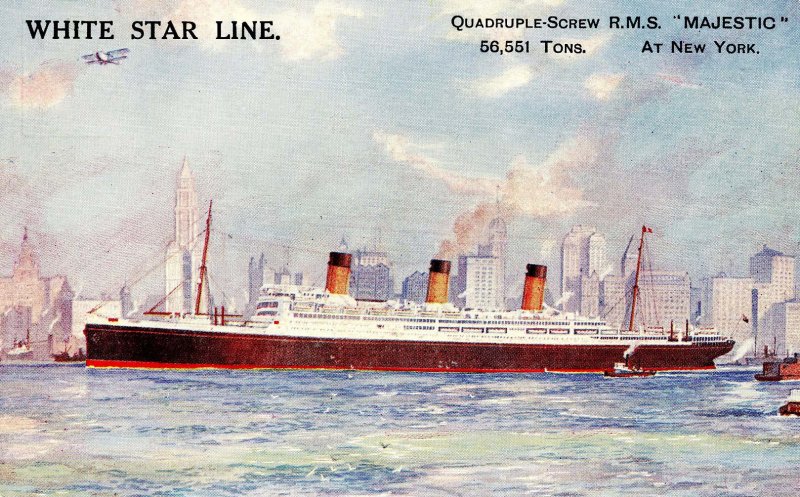 White Star Line - RMS Majestic 