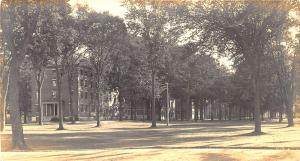 Waterville ME Charles Townsend Colby Campus Looking South RPPC Postcard