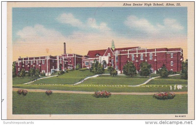 Illinois Alton Senior High School Curteich