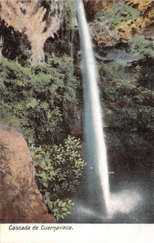 CUERNAVACA MORELOS MEXICO~CASCADA-WATERFALL~I G HATTON PUBL POSTCARD 1900s