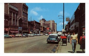 IN - Gary. Main Street Scene ca 1955