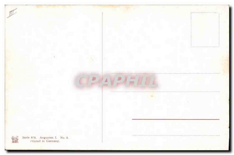 Postcard Ancient Egypt Egypt Giza Pyramids