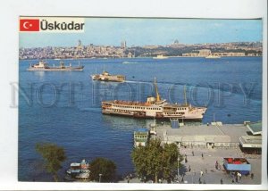 442259 Turkey Istanbul view from Uskudar ships tourist advertising Old postcard