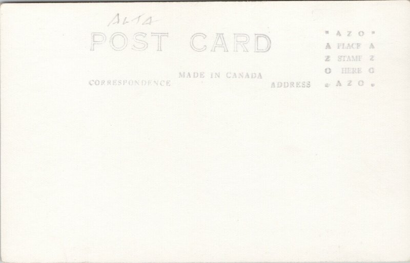 Sunshine Mountain Banff Alberta Canada Unused Real Photo Postcard E95