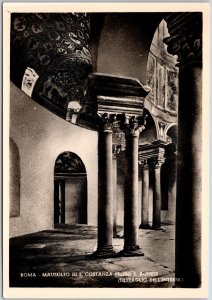 Roma Mausoleo Di S. Costanza Presso S. Agnese Italy Real Photo RPPC Postcard