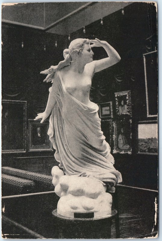 c1910s Chicago IL Lost Pleiad Woman Sculpture Randolph Rogers Art Institute A350