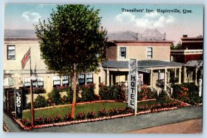 Quebec Canada Postcard Travellers Inn Napierville c1910 Antique Unposted