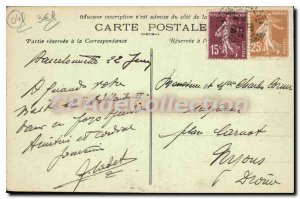 Old Postcard The Alps Picturesque Valley Ubaye Barcelonnette General view tak...