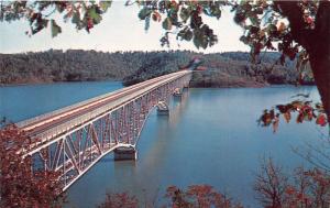 Missouri~New Niangua Bridge over Lake of the Ozarks~Blair Distributing Co Pc