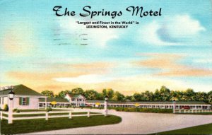 Kentucky Lexington The Springs Motel 1957