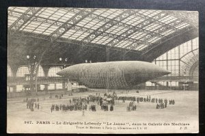 Mint France Postcard RPPC Early Aviation Lebaudy Dirigible Balloon