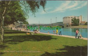 Nottinghamshire Postcard - Nottingham - River Trent and Bridge RS32426