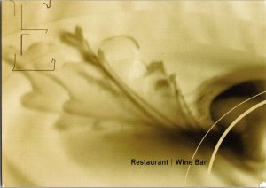 Restaurant Wine Bar Carl St San Francisco CA Vintage Continental Postcard CA13