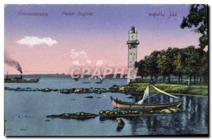 Postcard Old Constantinople Phener Bagtche Boat