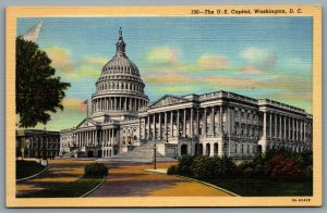 Postcard Washington DC c1939 The U.S. Capitol Building Linen