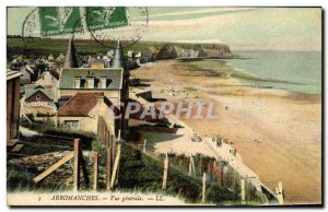 Old Postcard Arromanches Vue Generale