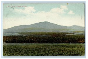 1909 View of Mt. Chase Patten Maine ME Rutland Vt Antique Posted Postcard