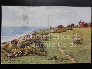 c1961 Essex: Frinton from Cliffs looking W - Artist A R Quinton Salmon No.3753