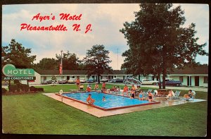 Vintage Postcard 1964 Ayer's Motel, Pleasantville, New Jersey (NJ)