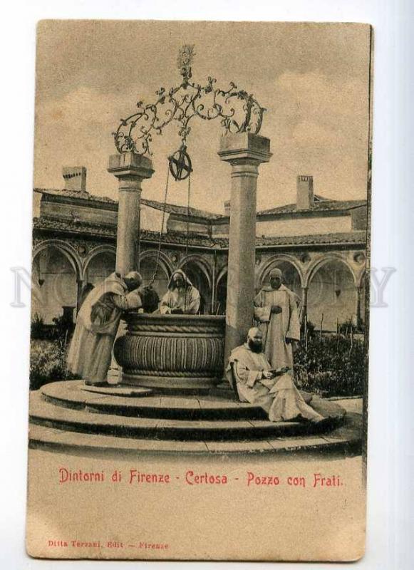 247578 ITALY FIRENZE suburb monks Certosa Pozzo con Frati OLD