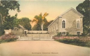 Postcard Vermont Bennington Historical Museum hand colored Albertype 23-1082