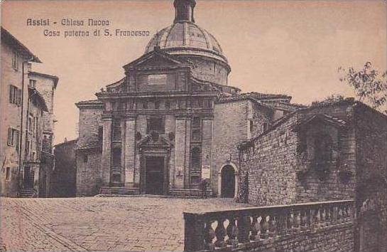 Italy Assisi Chiesa Nuova Casa paterna di San Francesco