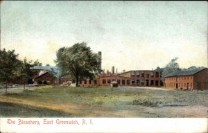 East Greenwich Rhode Island RI The Bleachery Factory c1910 Vintage Postcard